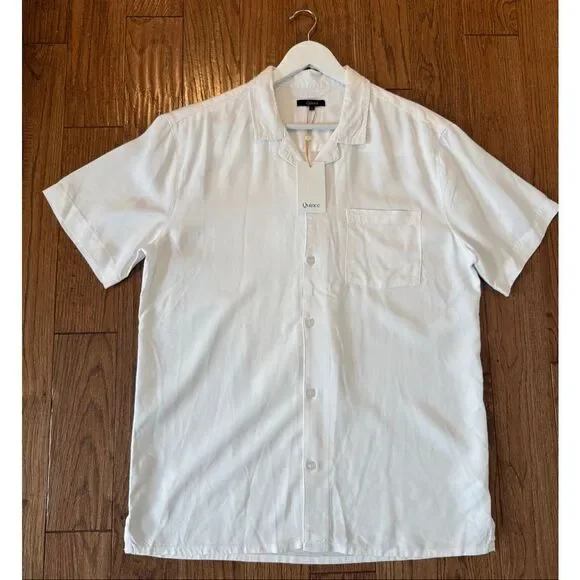 Quince NWT vintage tencel wash camp shirt size large white - Picture 9 of 11